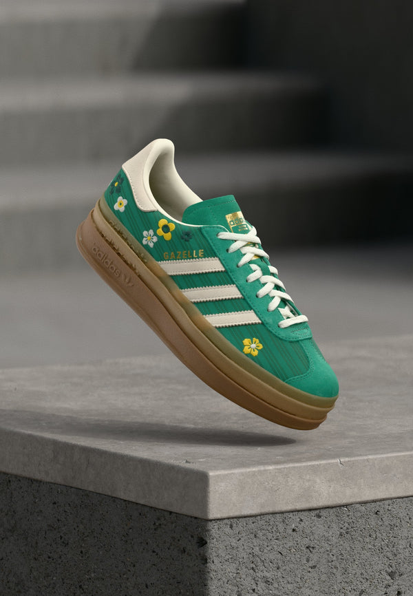 adidas Gazelle Bold W Liberty - Bold Green / Off White / EQT Yellow