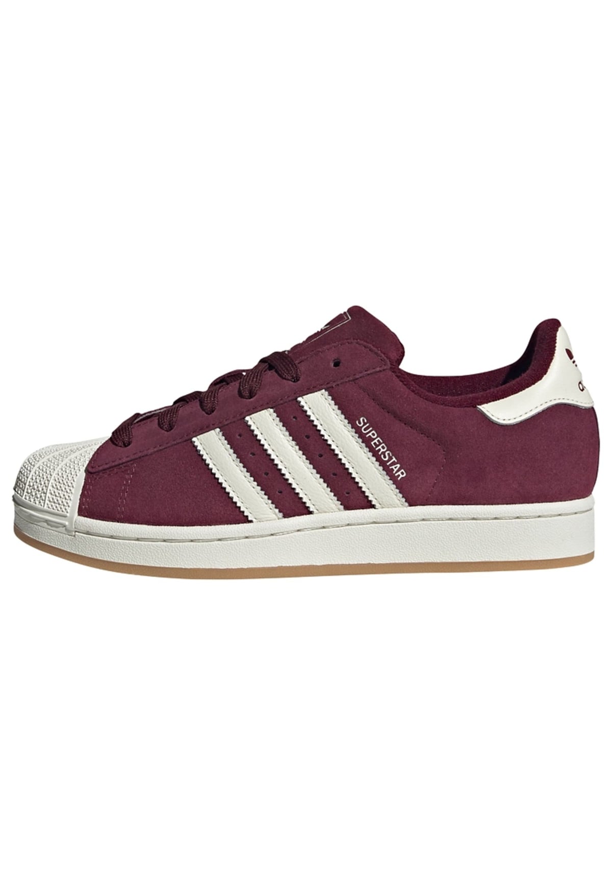 adidas Superstar II - Maroon / Off White / Off White