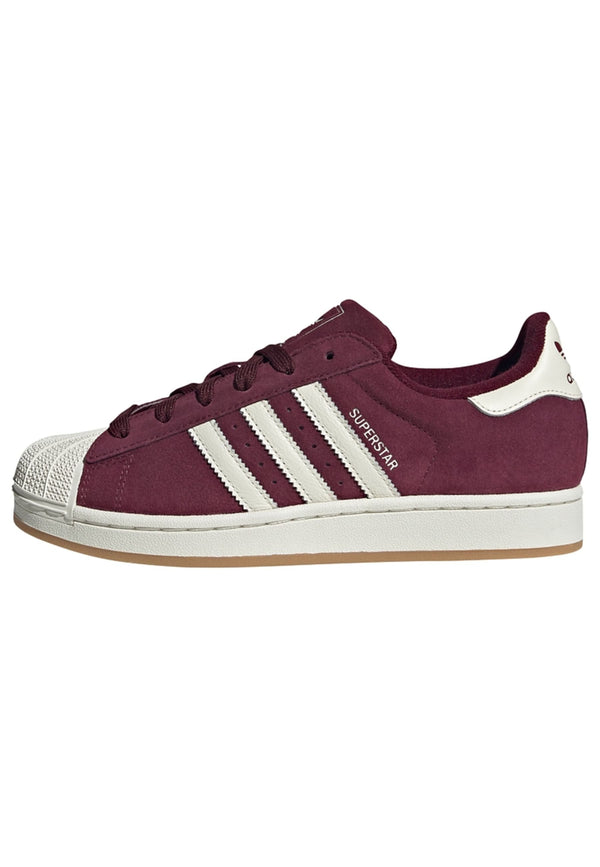 adidas Superstar II - Maroon / Off White / Off White