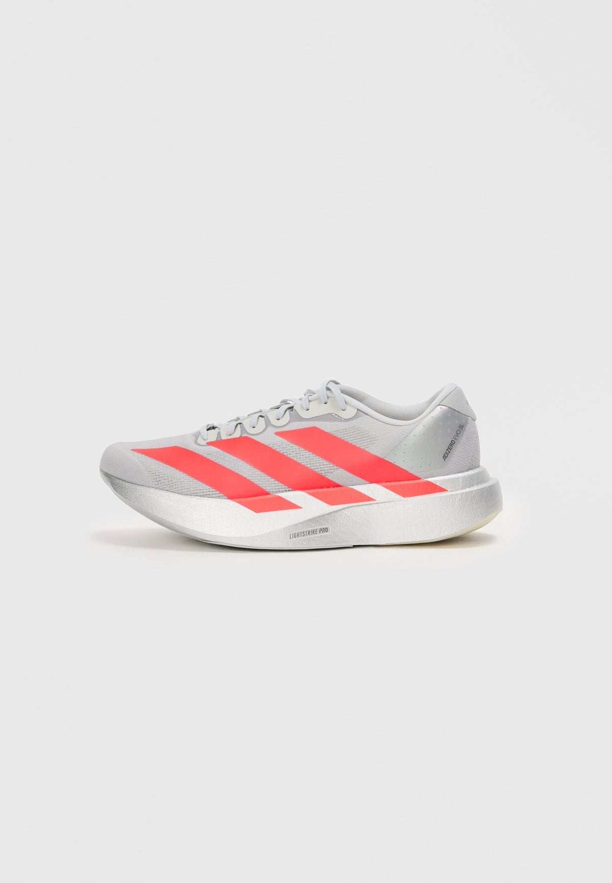 adidas Adizero Evo SL M - Silver-coloured / Lucid Red / Iron Metallic-coloured