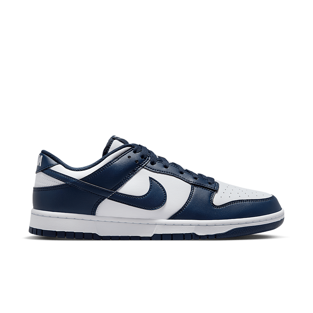 Nike Dunk Low - White Midnight Navy