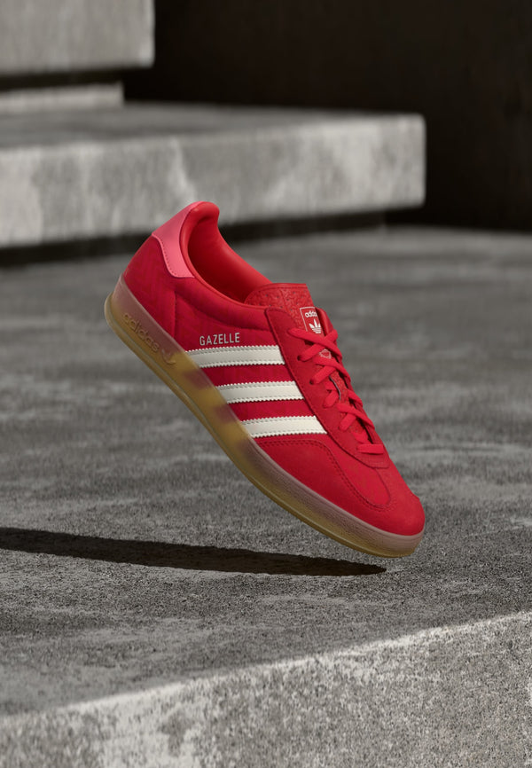 adidas Gazelle Indoor - Better Scarlet / Core White