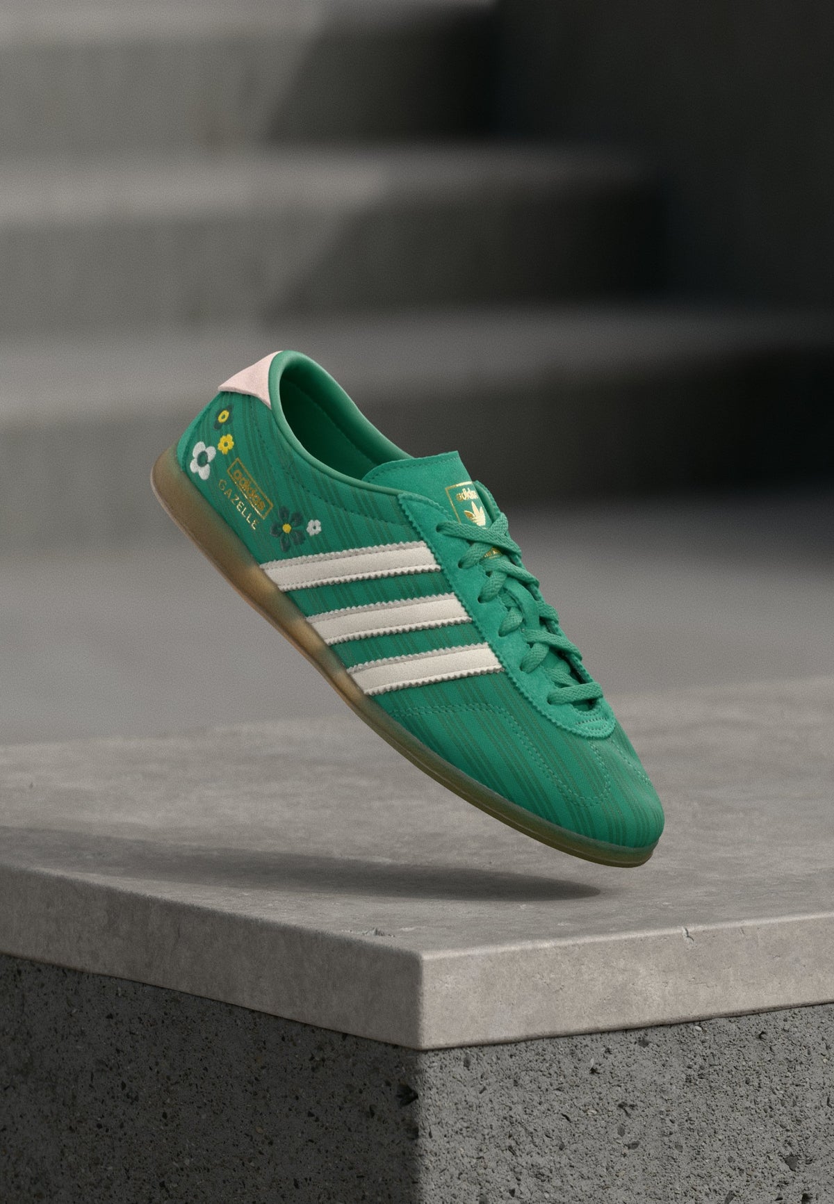 adidas Gazelle LO Pro W Liberty - Bold Green / Off White
