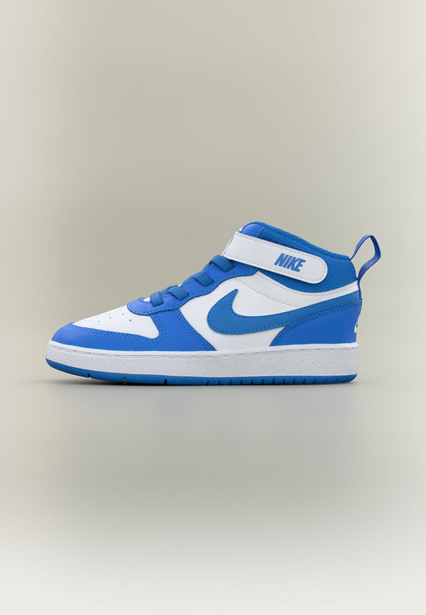 Nike Court Borough - White / Blue Crystal