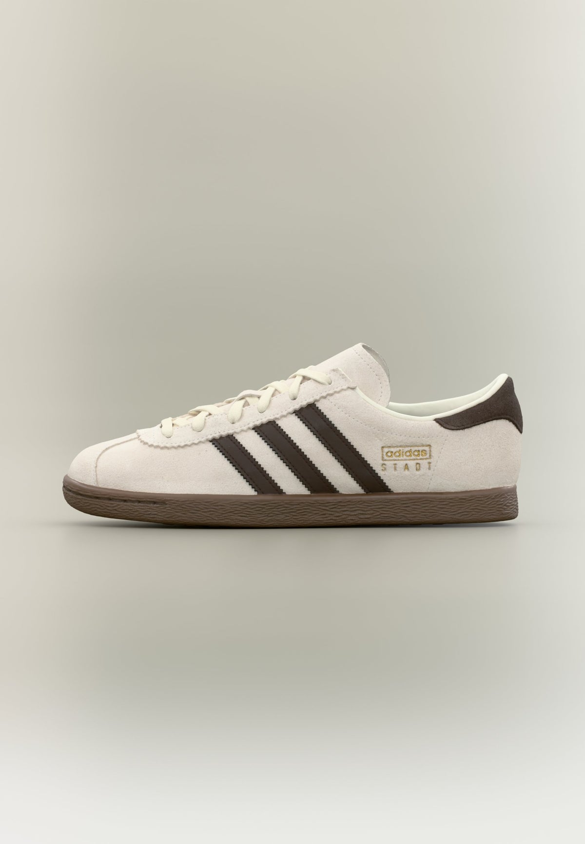 adidas Stadt - Cloud White / Dark Brown