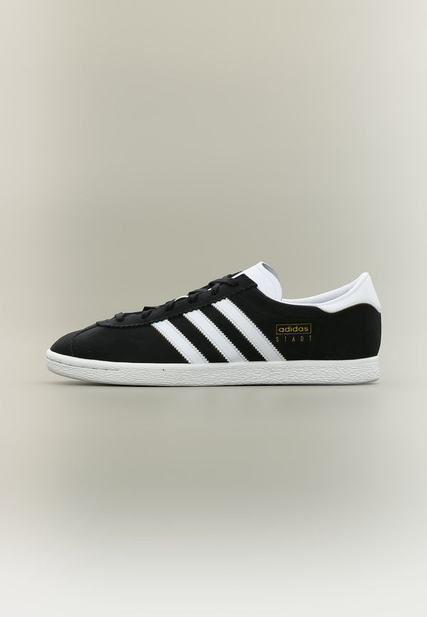 adidas Stadt - Core Black / Footwear White / Gold-coloured Metallic