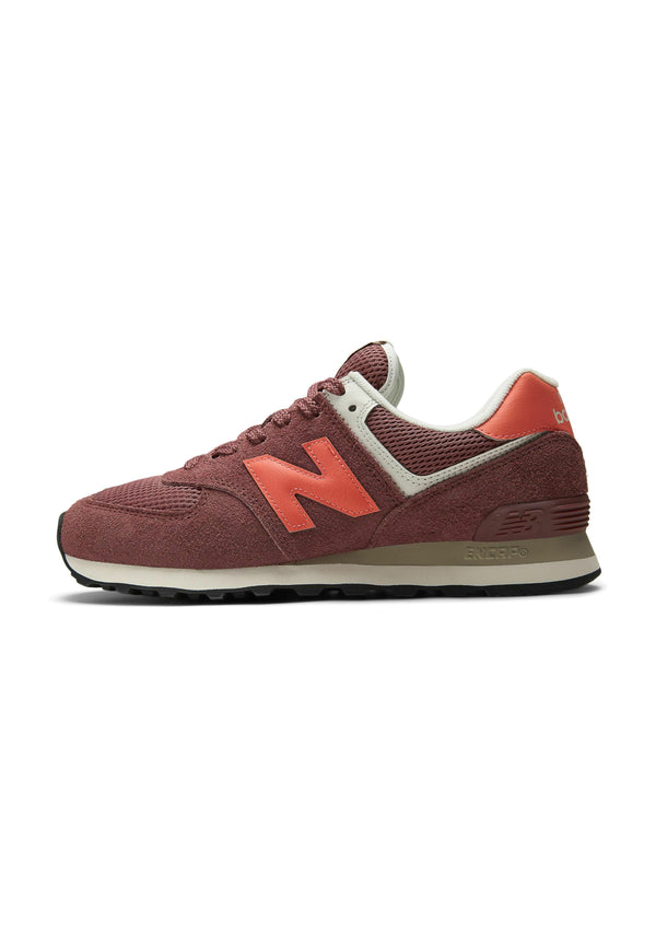 New Balance U574 - Red Rock Tangerine Heat