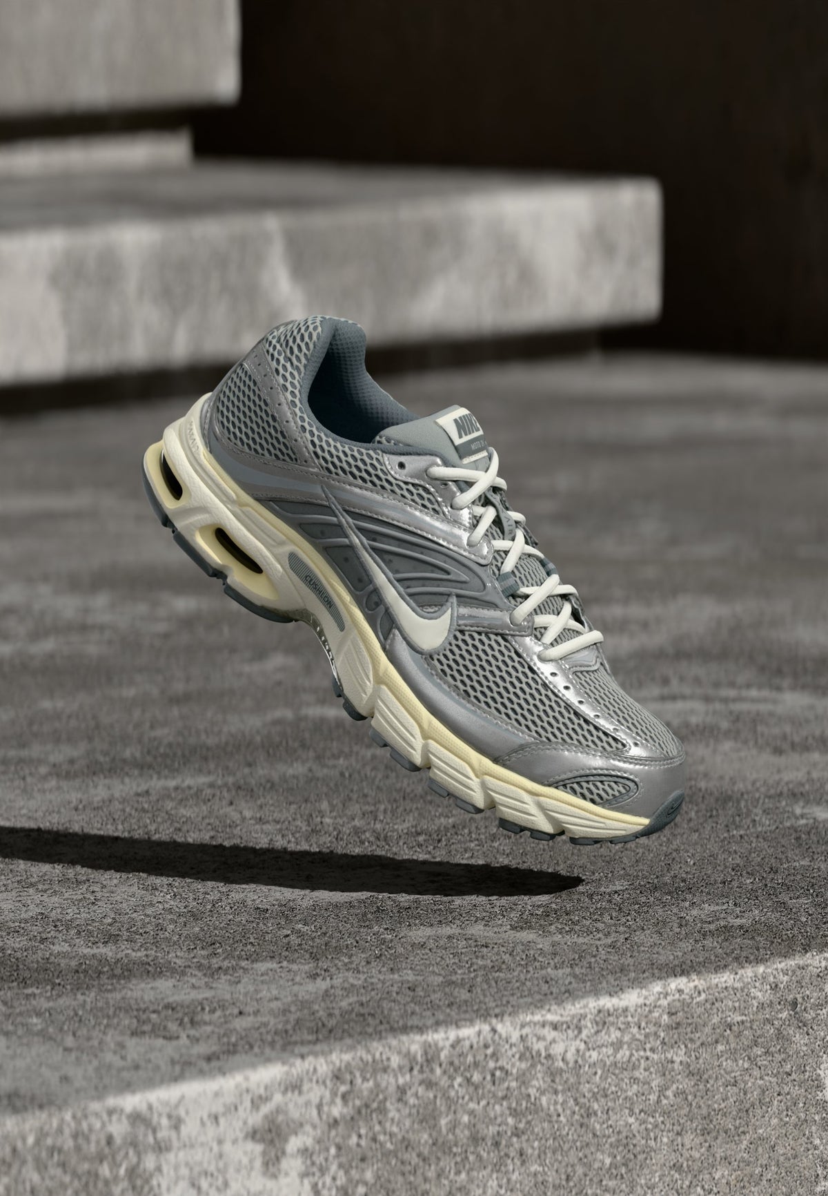 Nike Air Max Moto 2K - Light Smoke Grey / Sail / Cool Grey / Coconut Milk / Metallic Silver-coloured