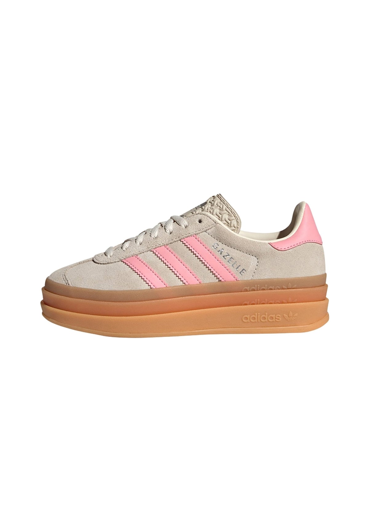 adidas Gazelle Bold J - Alumina Semi Pink Spark Cream White