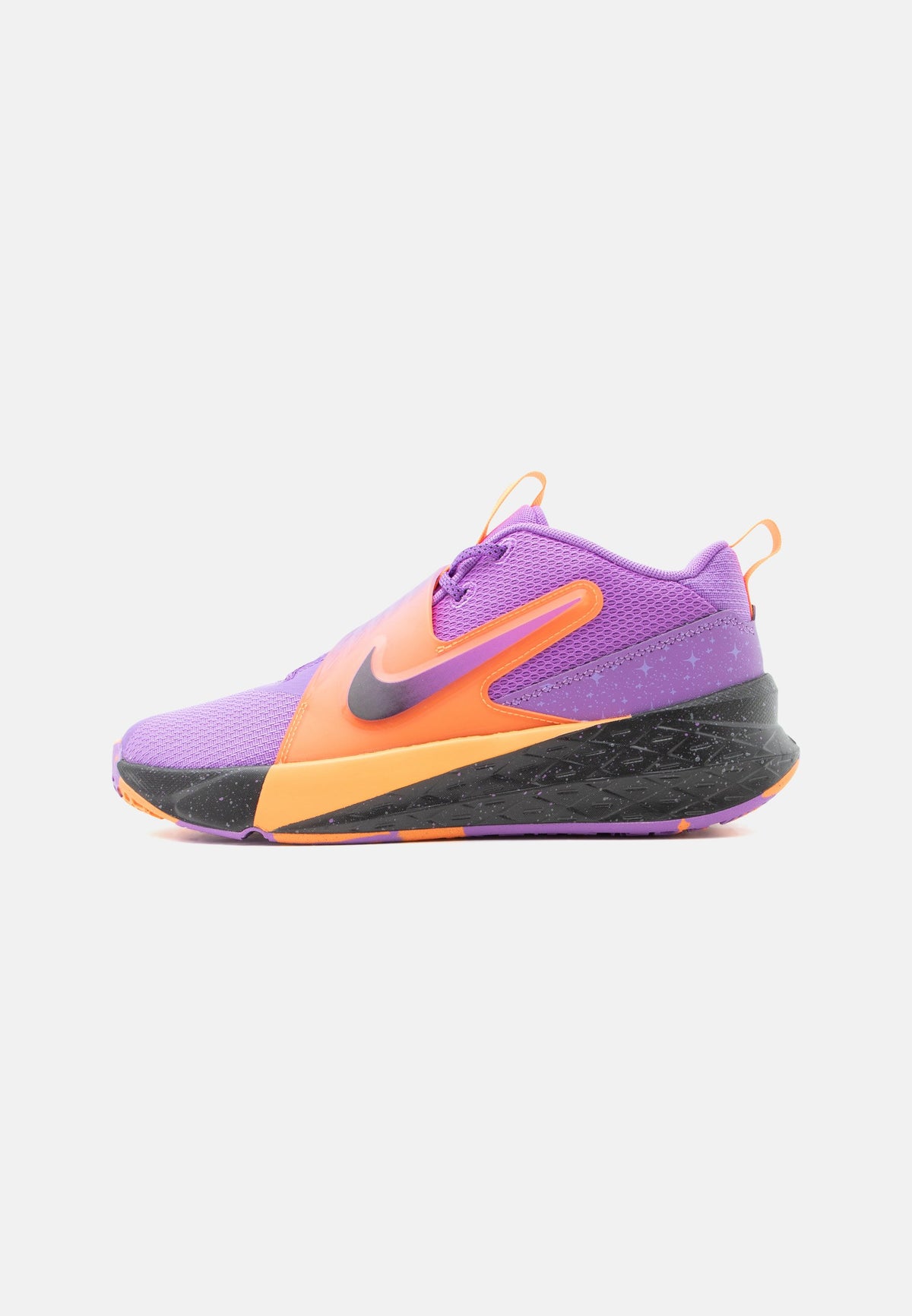 Nike Team Hustle D 12 SE - Bright Violet / Black / Total Orange / Cool Grey