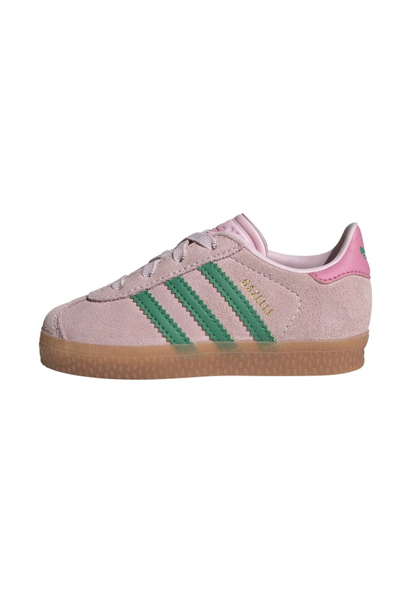 adidas Gazelle Comfort Closure Elastic Laces - Clear Pink Court Green Bliss Pink