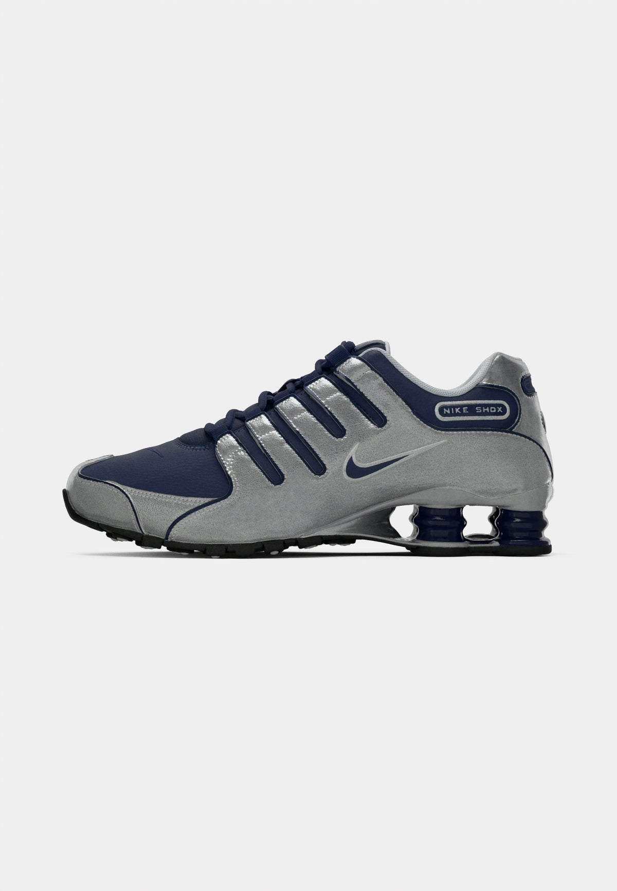 Nike Shox Nz - Midnight Navy / Black / Metallic Silver-coloured