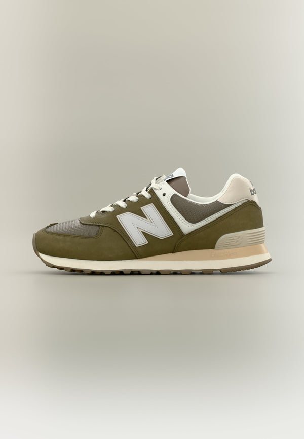 New Balance U574 - Calcium / Dark Silver-coloured Metallic