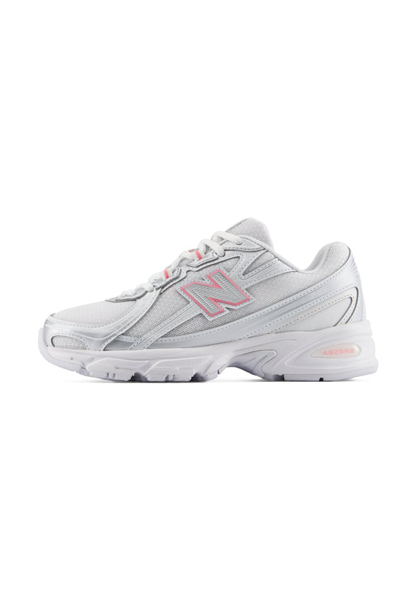 New Balance 740 - Silver Metallic / Signal Pink