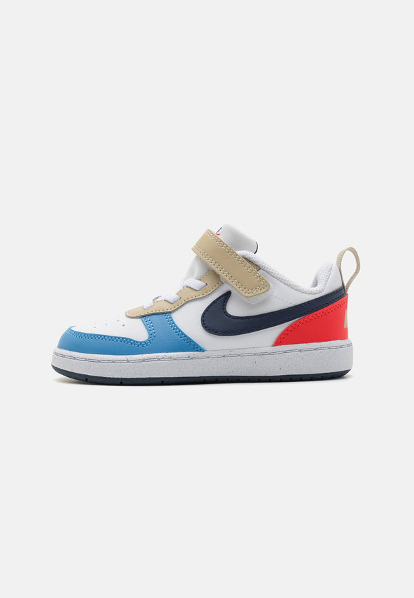 Nike Court Borough Recraft - White / Thunder Blue / Light Crimson / Blue Beyond