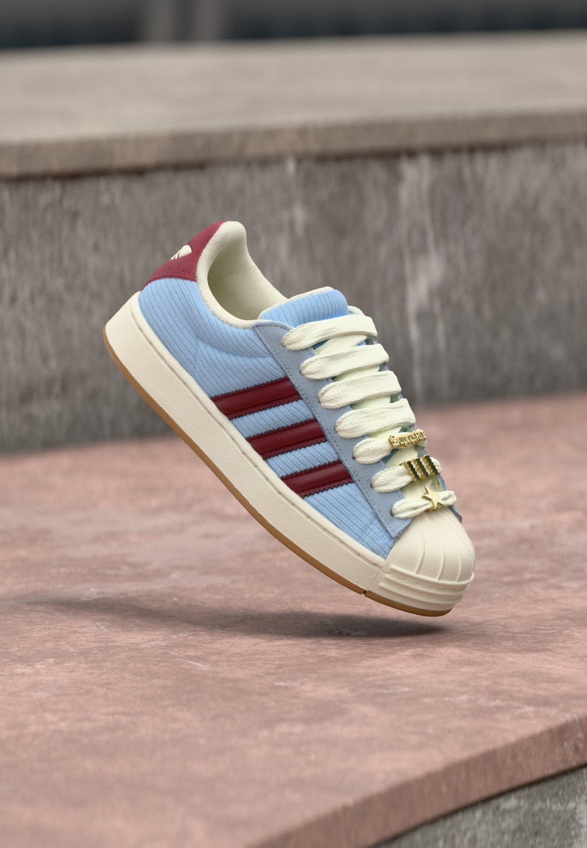 adidas Superstar St - Glow Blue / Shadow Red / Off White