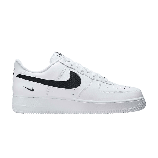 Nike Air Force 1 Low SE Nylon Swoosh - White Black