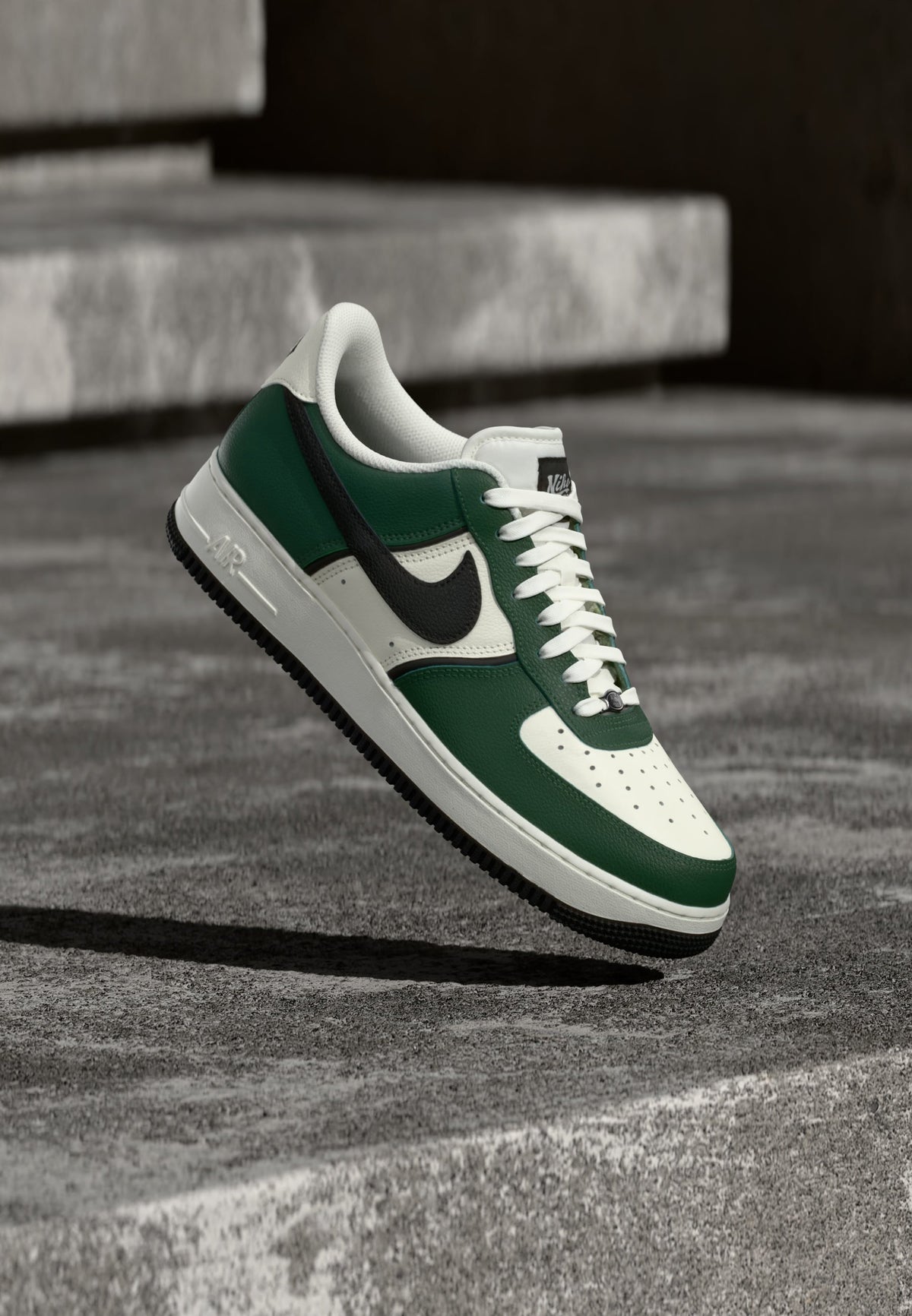 Nike Air Force 1 07 LV8 - Fir / Black / Sail / Coconut Milk / Team Red / Dutch Green