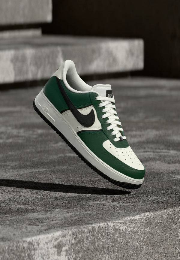 Nike Air Force 1 07 LV8 - Fir / Black / Sail / Coconut Milk / Team Red / Dutch Green