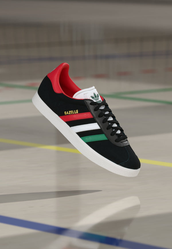 adidas Gazelle Bob Marley - Core Black / Footwear White / Better Scarlet