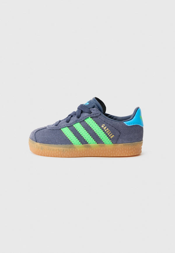 adidas Gazelle - Shadow Navy / Screaming Green / Lucid Aquamarine