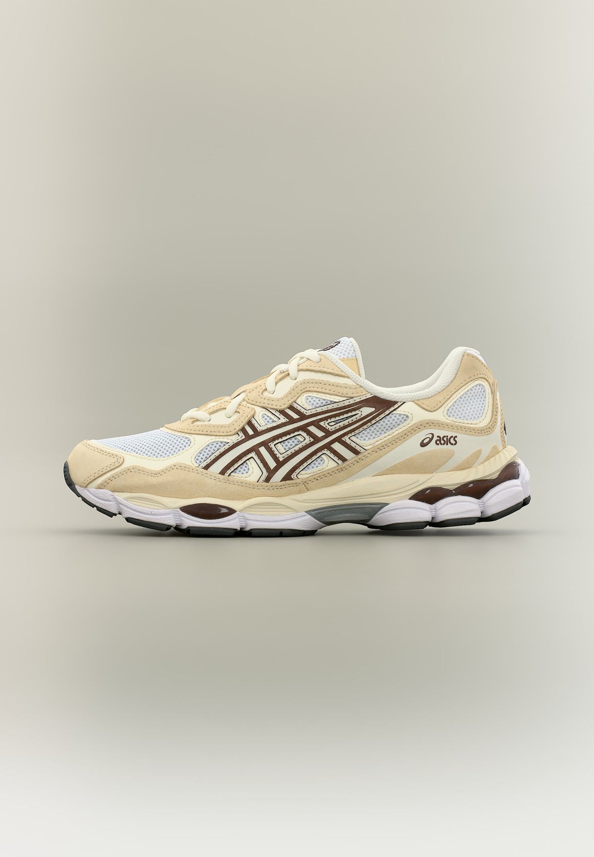 ASICS Gel - White / Roasted Coffee