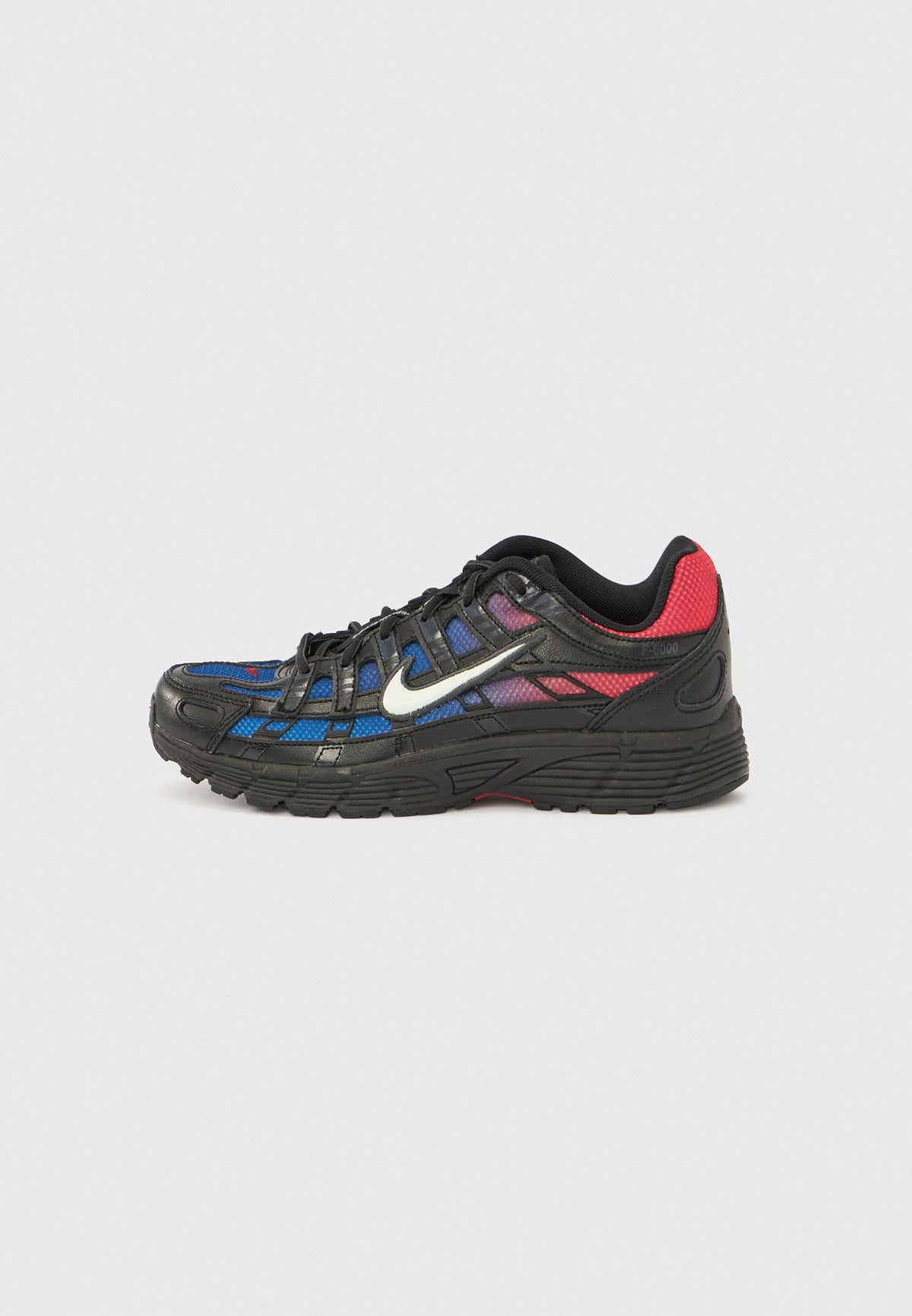 Nike P 6000 Fade - Black / Off White / Bright Crimson / Game Royal