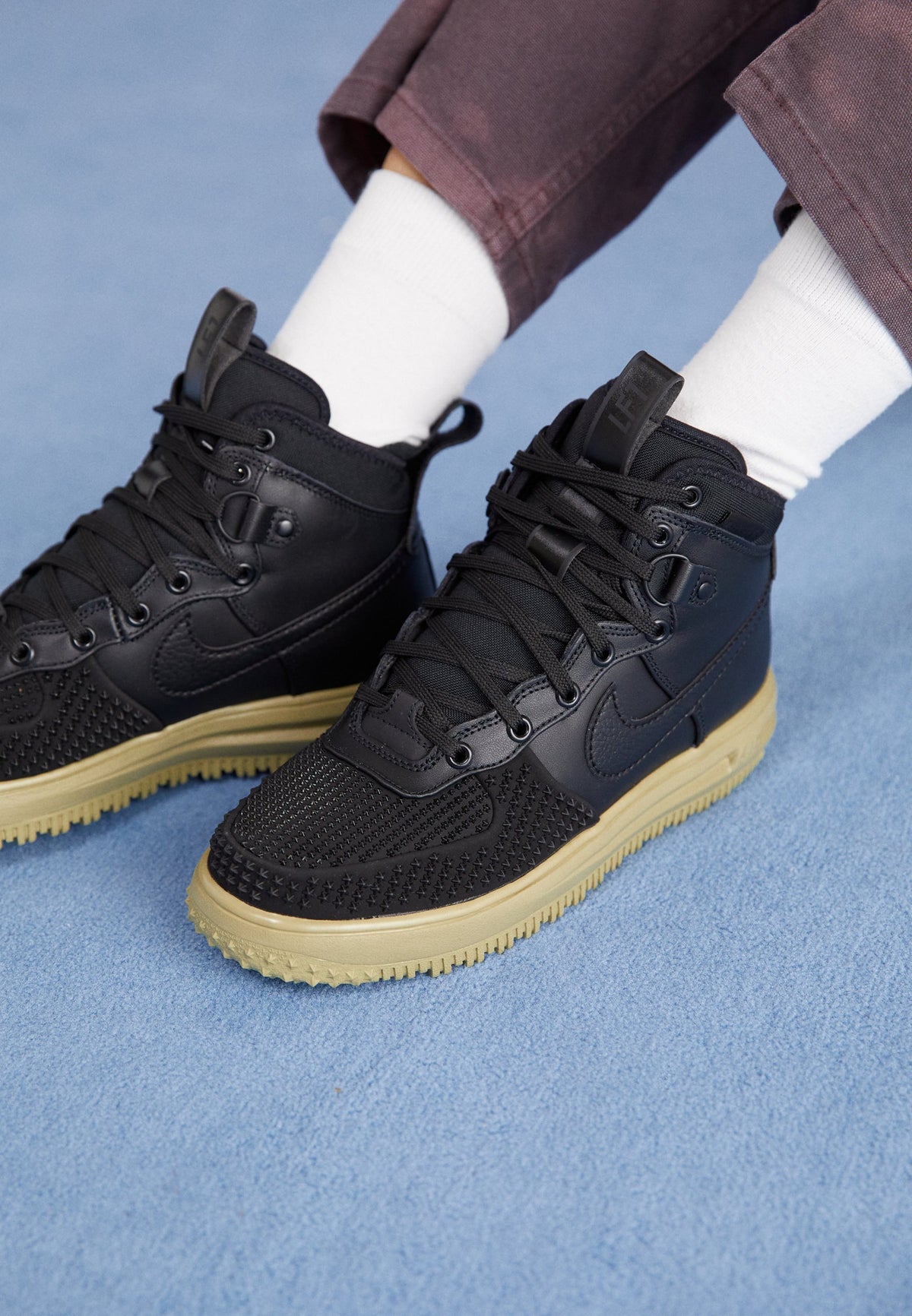 Nike Lunar Force 1 Duckboot - Black / Neutral Olive
