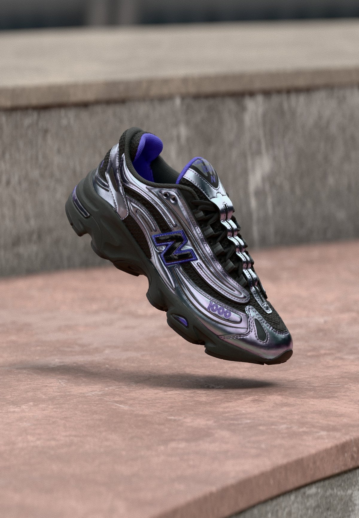 New Balance U1000 - Faded Black / Electric Indigo