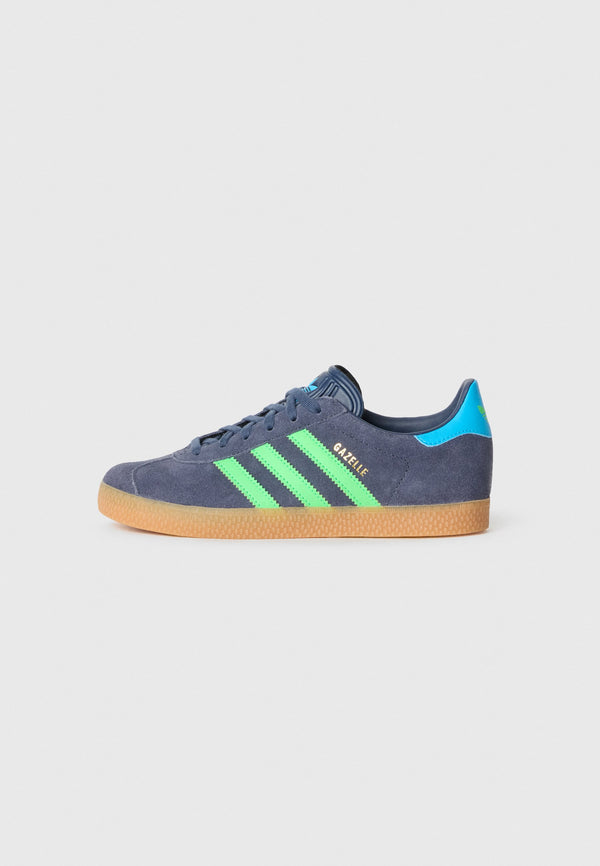 adidas Gazelle - Shadow Navy / Screaming Green / Lucid Aquamarine