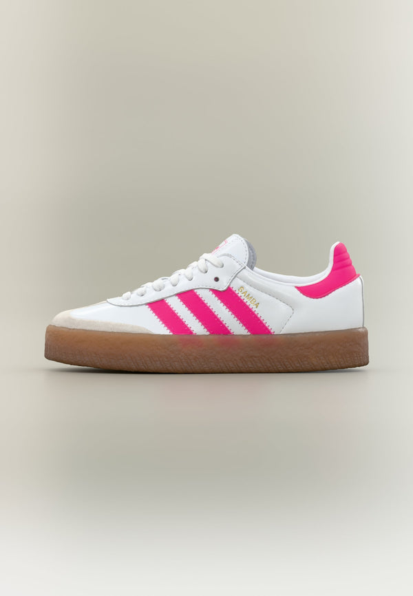 adidas Sambae - Footwear White / Shock Pink / Gold-coloured Metallic