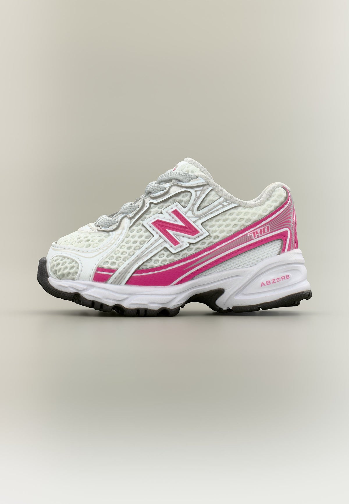 New Balance 740 - White / Carnival Pink