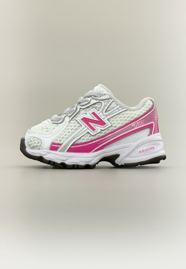 New Balance 740 - White / Carnival Pink