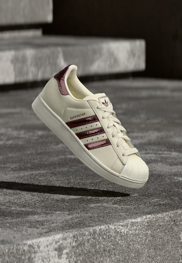 adidas Superstar II - Off White / Maroon / Gold-coloured Metallic