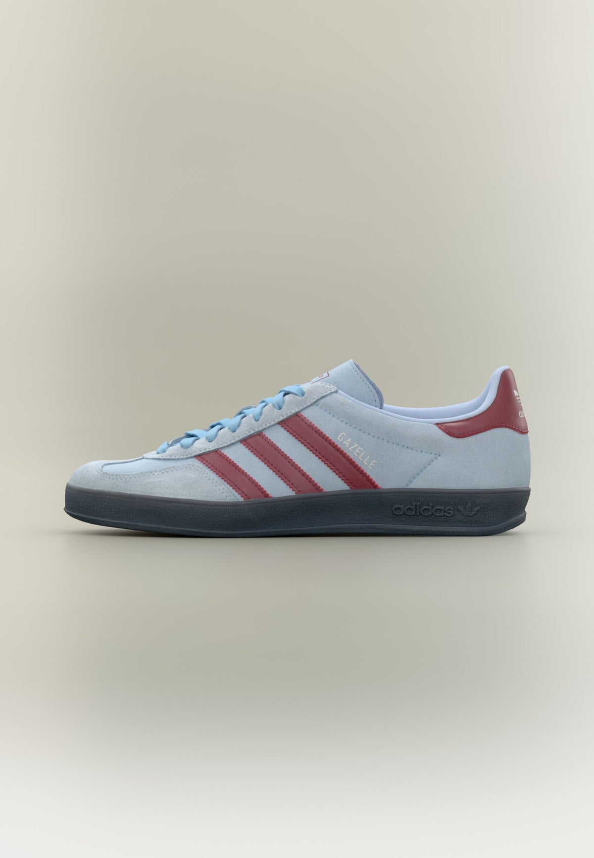 adidas Gazelle Indoor - Clear Sky / Noble Maroon / Crystal Sky