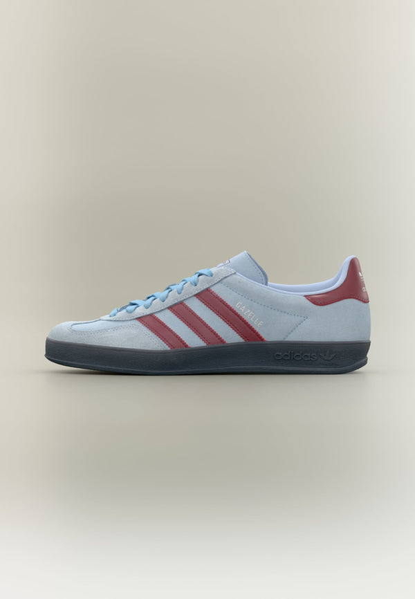 adidas Gazelle Indoor - Clear Sky / Noble Maroon / Crystal Sky