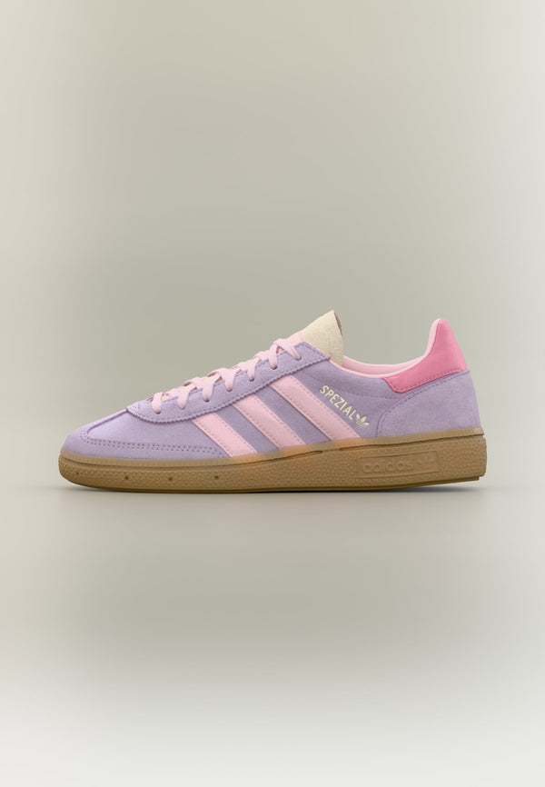 adidas Satin Stripes Handball Spezial - Powder Plum / Clear Pink / Bliss Pink