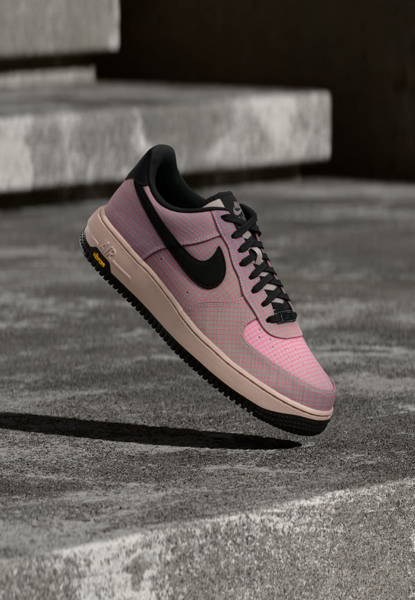 Nike Air Force 1 07 - Silt Red / Black / Light Violet Ore / Speed Yellow