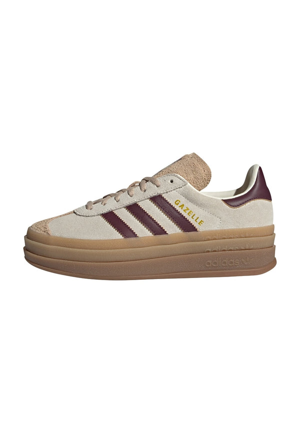 adidas Gazelle Bold W - Cream White Maroon Magic Beige