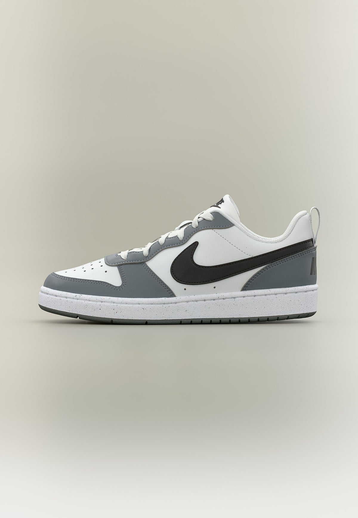 Nike Court Borough Low Recraft - Platinum-coloured Tint / Black / Smoke Grey / White