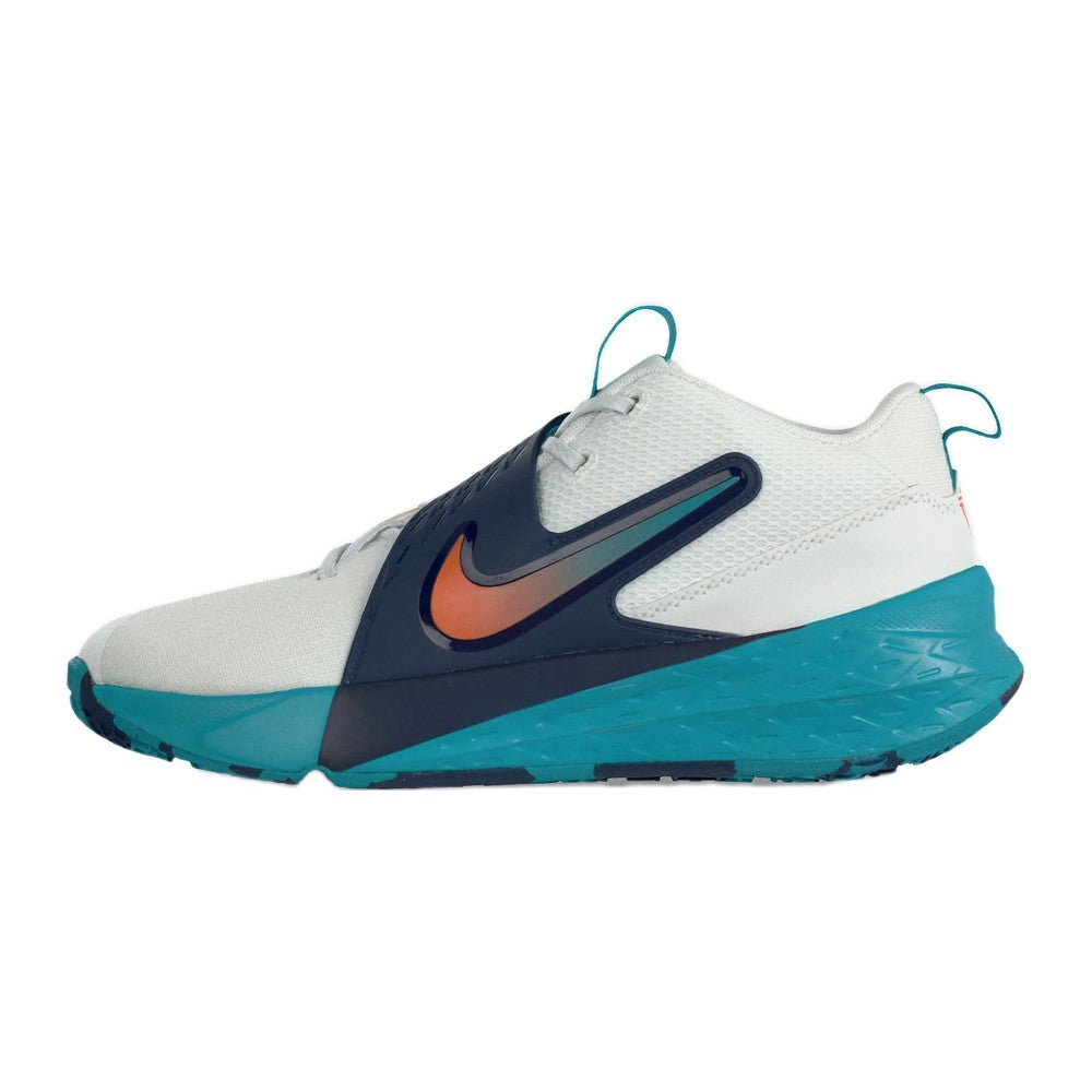 Nike Team Hustle - Summit White / Safety Orange / Energy / Midnight Navy / Pure Platinum-coloured