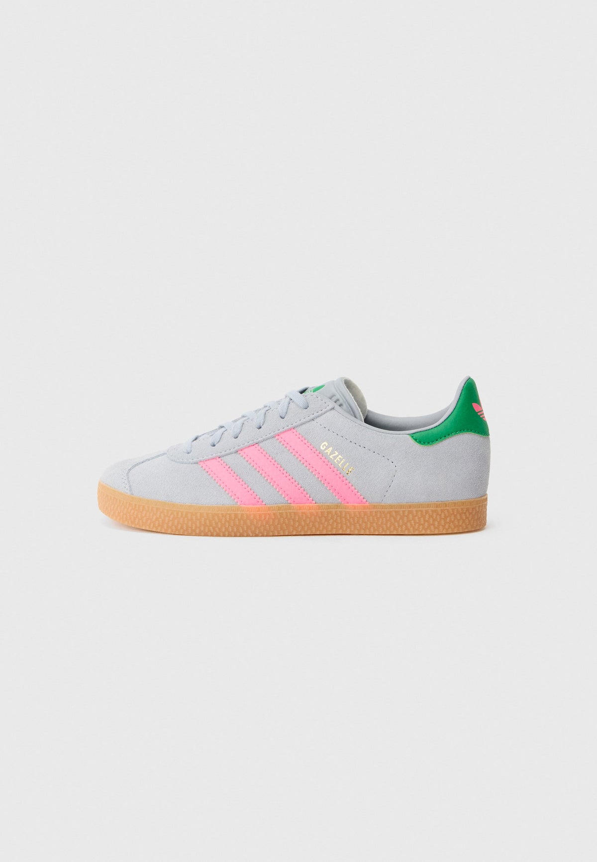 adidas Gazelle - Halo Silver-coloured / Lucid Pink / Green