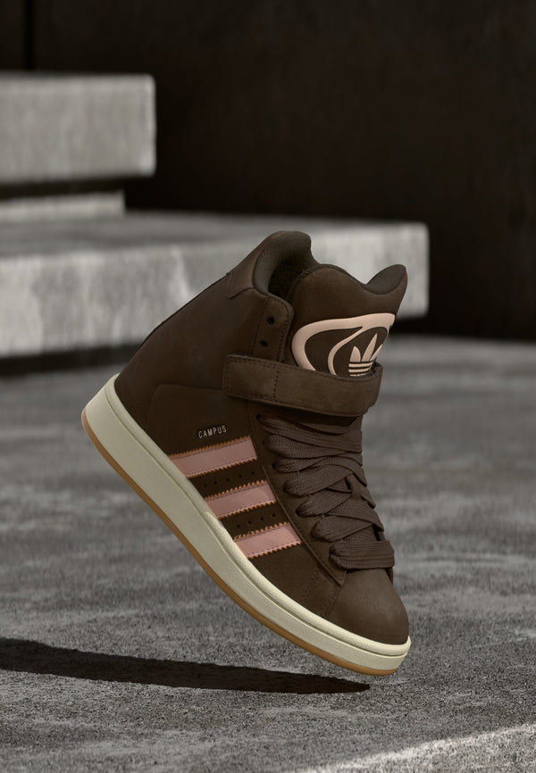 adidas Campus Bold Wedge - Core Black / Blush Pink / Cream White