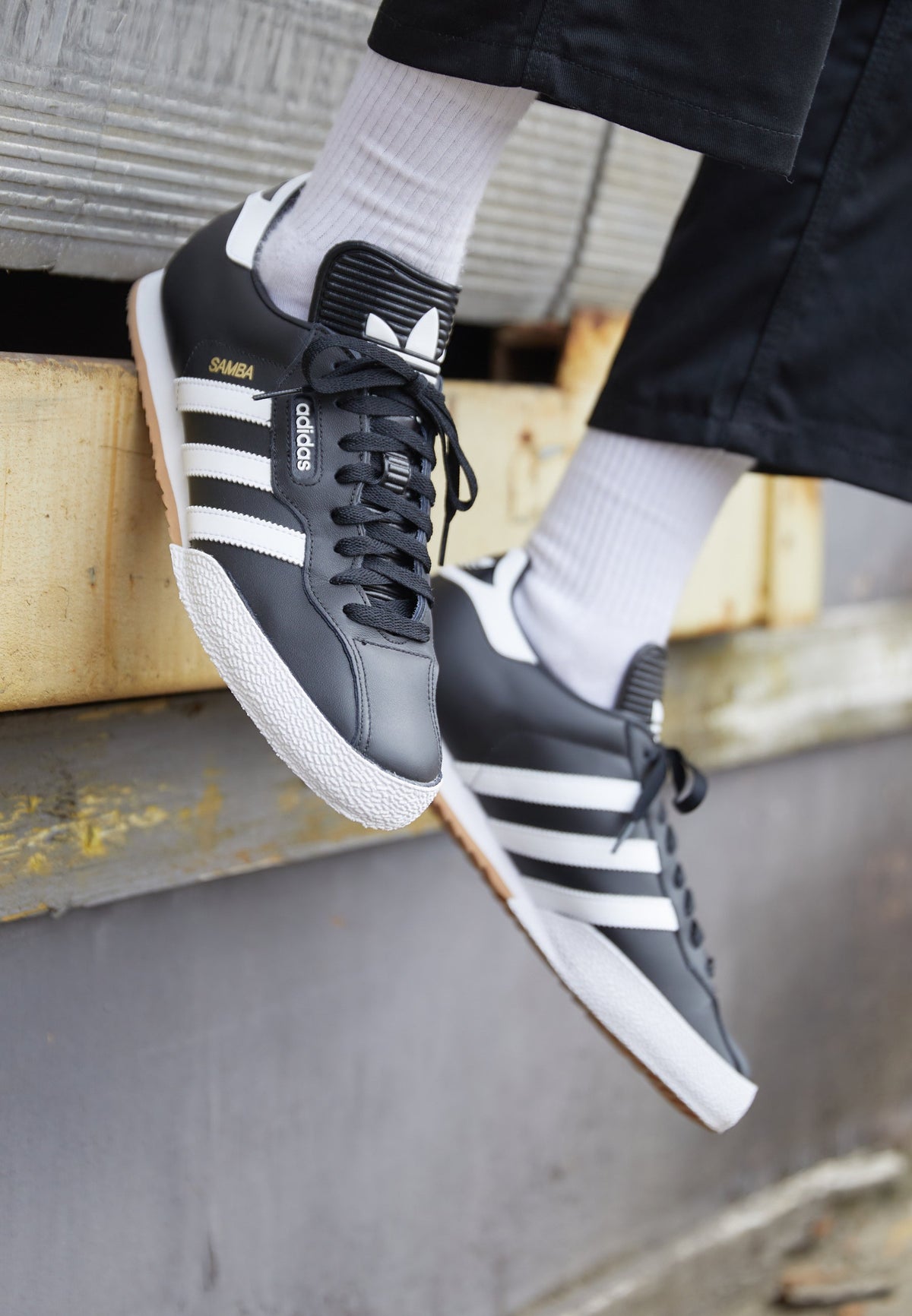 adidas Samba Super - Black / Running White / Footwear White