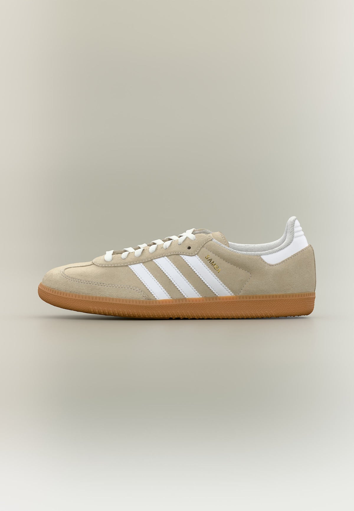 adidas Samba OG - Khaki Three / Footwear White