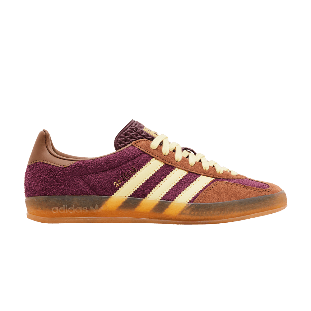 adidas Gazelle Indoor - Maroon Almost Yellow
