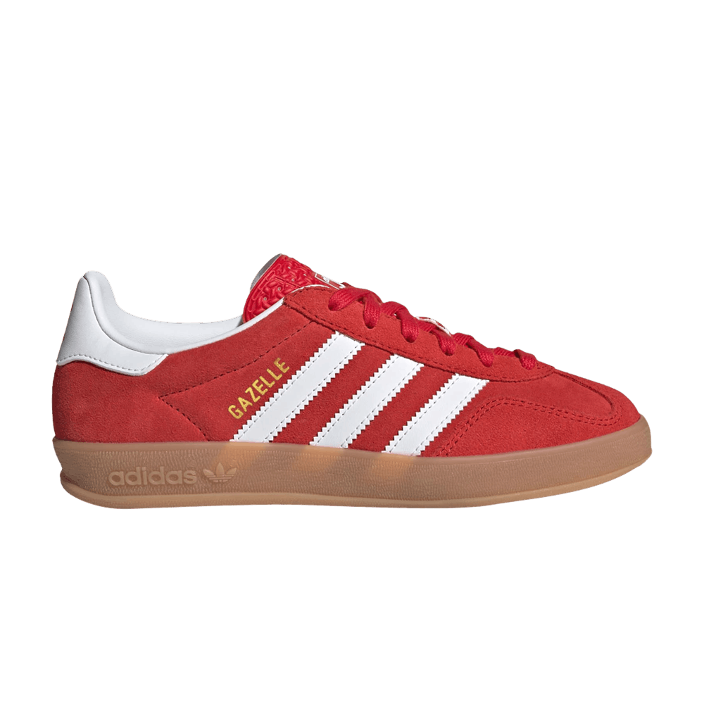 adidas Gazelle Indoor J - Better Scarlet / White