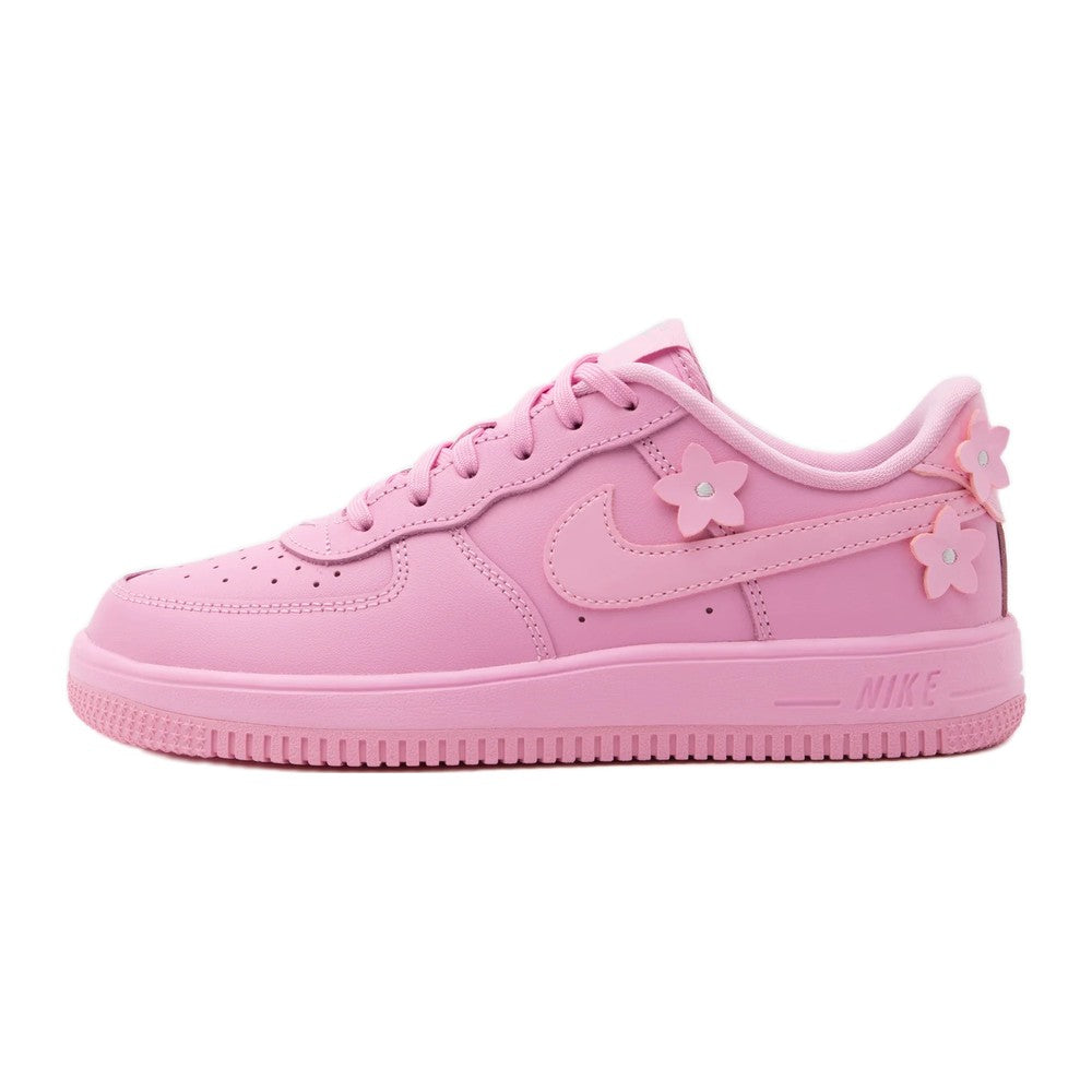 Nike Force 1 Ki Floret Lace - Pink Rise / Pink Foam / Metallic Silver-coloured