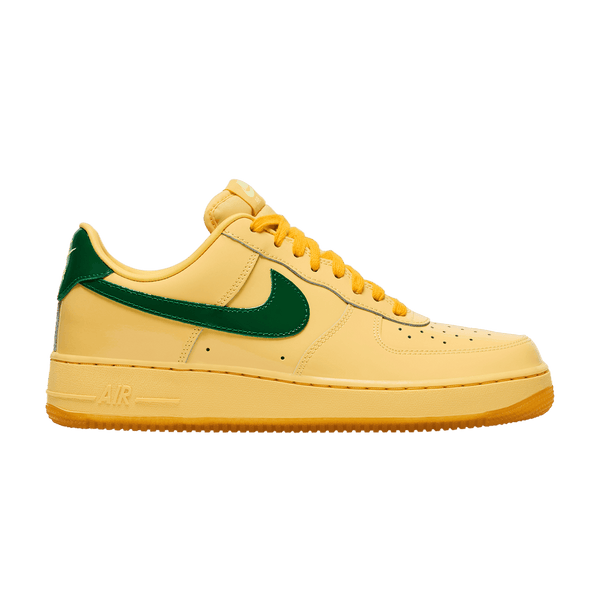 Nike Air Force 1 Low Patent Leather Topaz - Gold Pine Green