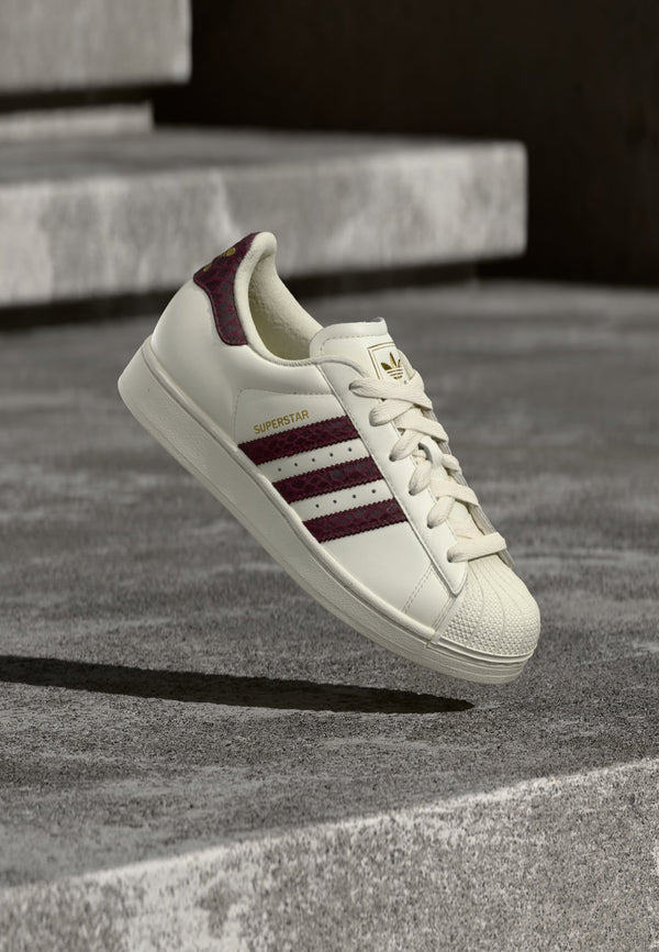 adidas Superstar II W - Off White / Maroon / Gold-coloured Metallic